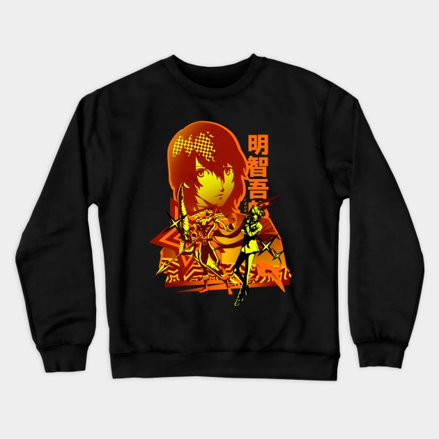 Akechi Code Name Crow Crewneck Sweatshirt by plonkbeast